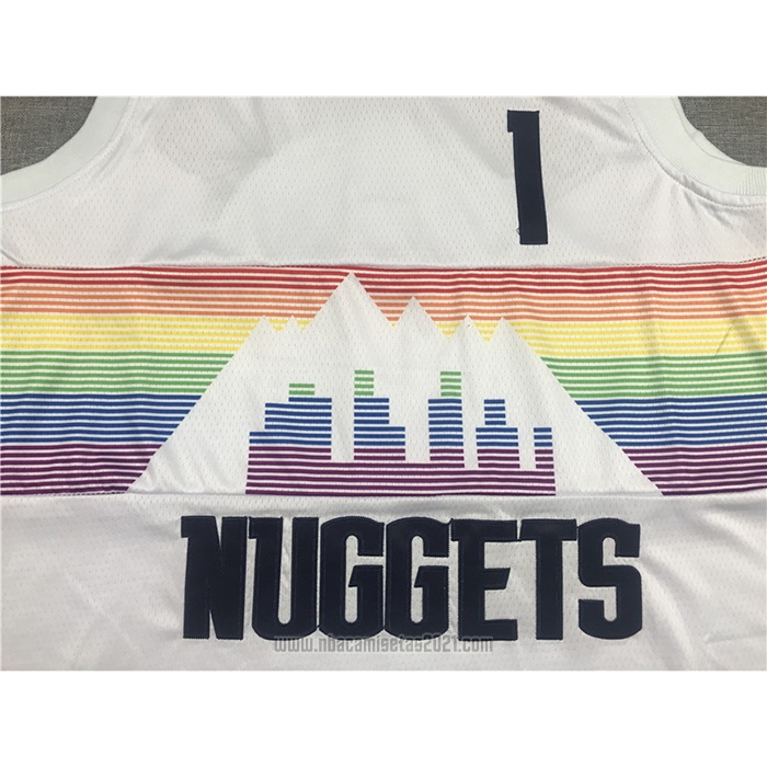 Camiseta Denver Nuggets Michael Porter JR. #1 Ciudad Blanco